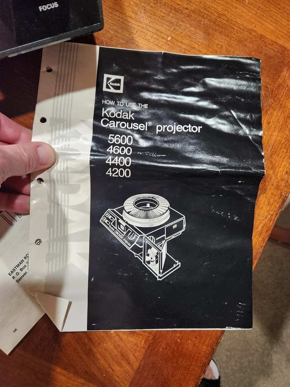 Kodak Carousel 4200 Black Slide Projector with Accessories